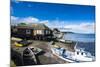 Fishing Boats in the Harbour of Dalcahue, Chiloe, Chile, South America-Michael Runkel-Mounted Photographic Print