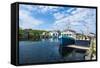 Fishing Boats in the Harbour of Port Au Choix, Newfoundland, Canada, North America-Michael Runkel-Framed Stretched Canvas