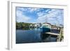 Fishing Boats in the Harbour of Port Au Choix, Newfoundland, Canada, North America-Michael Runkel-Framed Photographic Print