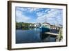 Fishing Boats in the Harbour of Port Au Choix, Newfoundland, Canada, North America-Michael Runkel-Framed Photographic Print