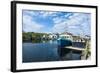 Fishing Boats in the Harbour of Port Au Choix, Newfoundland, Canada, North America-Michael Runkel-Framed Photographic Print