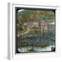 Fishing Boats in the Harbour, Polperro, Cornwall, Late 19th or Early 20th Century-null-Framed Giclee Print