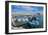 Fishing Boats in the Old Harbour of Heraklion, Crete, Greek Islands, Greece-Michael Runkel-Framed Photographic Print