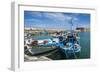 Fishing Boats in the Old Harbour of Heraklion, Crete, Greek Islands, Greece-Michael Runkel-Framed Photographic Print