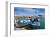 Fishing Boats in the Old Harbour of Heraklion, Crete, Greek Islands, Greece-Michael Runkel-Framed Photographic Print