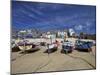 Fishing Boats in the Old Harbour, St. Ives, Cornwall, England, United Kingdom, Europe-Peter Barritt-Mounted Premium Photographic Print