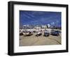 Fishing Boats in the Old Harbour, St. Ives, Cornwall, England, United Kingdom, Europe-Peter Barritt-Framed Photographic Print