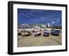 Fishing Boats in the Old Harbour, St. Ives, Cornwall, England, United Kingdom, Europe-Peter Barritt-Framed Photographic Print