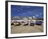 Fishing Boats in the Old Harbour, St. Ives, Cornwall, England, United Kingdom, Europe-Peter Barritt-Framed Photographic Print
