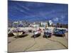 Fishing Boats in the Old Harbour, St. Ives, Cornwall, England, United Kingdom, Europe-Peter Barritt-Mounted Photographic Print