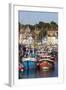 Fishing Boats in the Old Harbour, Weymouth, Dorset, England, United Kingdom, Europe-Stuart Black-Framed Photographic Print