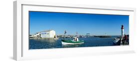 Fishing Boats in the Sea, La Cotiniere, Oleron, Charente-Maritime, Poitou-Charentes, France-null-Framed Photographic Print