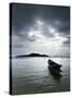 Fishing Boats in Thong Krut Bay in Koh Samui-Gareth Brown-Stretched Canvas