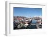 Fishing Boats in Tomvik Harbour, Kvaloya (Whale Island), Troms, Arctic Norway, Scandinavia, Europe-David Lomax-Framed Photographic Print