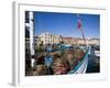 Fishing Boats in Victoria Dock, Hobart, Tasmania-Julian Love-Framed Photographic Print