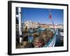 Fishing Boats in Victoria Dock, Hobart, Tasmania-Julian Love-Framed Photographic Print