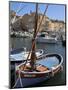 Fishing Boats in Vieux Port Harbour, St. Tropez, Var, Provence, Cote D'Azur, France, Mediterranean,-Peter Richardson-Mounted Photographic Print