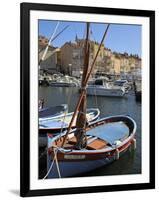 Fishing Boats in Vieux Port Harbour, St. Tropez, Var, Provence, Cote D'Azur, France, Mediterranean,-Peter Richardson-Framed Photographic Print