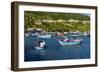 Fishing Boats in Vinh Hy Bay, Nui Cha National Park, Ninh Thuan Province, Vietnam, Indochina-Nathalie Cuvelier-Framed Photographic Print