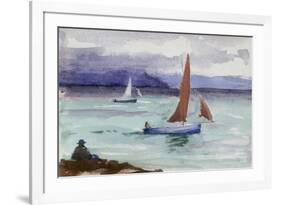 Fishing Boats - Iona-Francis Campbell Boileau Cadell-Framed Giclee Print