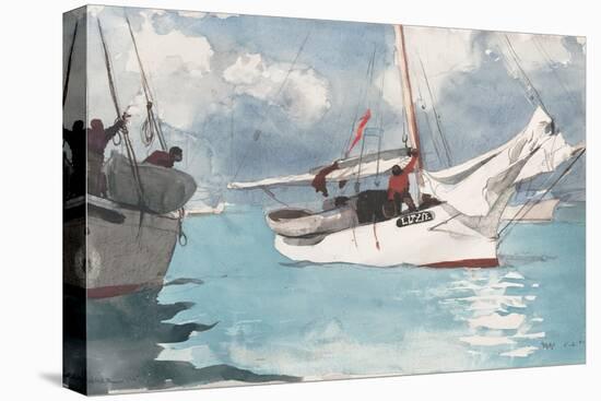 Fishing Boats, Key West, 1903-Winslow Homer-Stretched Canvas