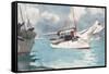 Fishing Boats, Key West, 1903-Winslow Homer-Framed Stretched Canvas