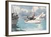 Fishing Boats, Key West, 1903-Winslow Homer-Framed Giclee Print