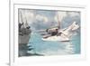 Fishing Boats, Key West, 1903-Winslow Homer-Framed Giclee Print