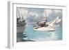 Fishing Boats, Key West, 1903-Winslow Homer-Framed Giclee Print