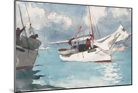 Fishing Boats, Key West, 1903-Winslow Homer-Mounted Giclee Print