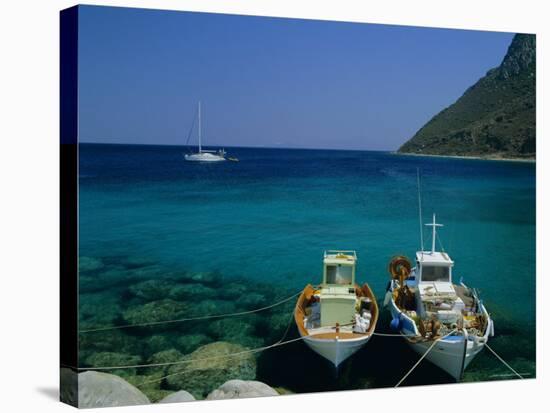 Fishing Boats, Kos, Sporadhes Islands, Greece, Europe-I Openers-Stretched Canvas