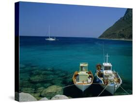 Fishing Boats, Kos, Sporadhes Islands, Greece, Europe-I Openers-Stretched Canvas