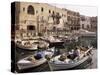 Fishing Boats, Kyrenia, North Cyprus, Cyprus-Michael Short-Stretched Canvas