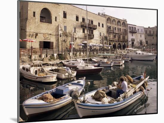 Fishing Boats, Kyrenia, North Cyprus, Cyprus-Michael Short-Mounted Photographic Print