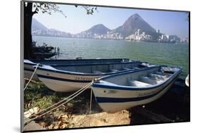Fishing Boats, Lagoa, Rio de Janeiro-George Oze-Mounted Photographic Print