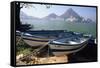 Fishing Boats, Lagoa, Rio de Janeiro-George Oze-Framed Stretched Canvas