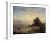 Fishing Boats, Lake Constance, 1852-Friedrich Thurau-Framed Giclee Print