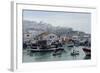 Fishing Boats Leaving Tangier Fishing Harbour, Tangier, Morocco, North Africa, Africa-Mick Baines & Maren Reichelt-Framed Photographic Print