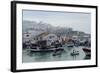 Fishing Boats Leaving Tangier Fishing Harbour, Tangier, Morocco, North Africa, Africa-Mick Baines & Maren Reichelt-Framed Photographic Print