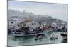 Fishing Boats Leaving Tangier Fishing Harbour, Tangier, Morocco, North Africa, Africa-Mick Baines & Maren Reichelt-Mounted Photographic Print