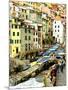 Fishing Boats Line the Launch Site in the Village of Riomaggiore, Cinque Terre, Tuscany, Italy-Richard Duval-Mounted Photographic Print