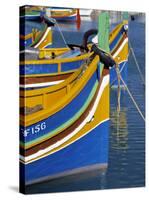 Fishing Boats, Marsaxlokk, Malta-Rex Butcher-Stretched Canvas