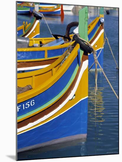 Fishing Boats, Marsaxlokk, Malta-Rex Butcher-Mounted Photographic Print