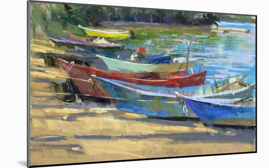 Fishing Boats Marta-Nancie King Mertz-Mounted Premium Giclee Print