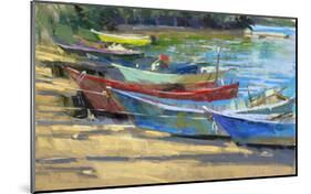 Fishing Boats Marta-Nancie King Mertz-Mounted Premium Giclee Print