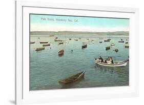 Fishing Boats, Monterey Bay, California-null-Framed Premium Giclee Print