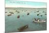 Fishing Boats, Monterey Bay, California-null-Mounted Premium Giclee Print