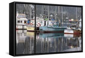 Fishing Boats Moored in Harbor, Petersburg, Alaska, USA-Jaynes Gallery-Framed Stretched Canvas