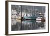 Fishing Boats Moored in Harbor, Petersburg, Alaska, USA-Jaynes Gallery-Framed Photographic Print