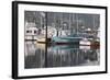 Fishing Boats Moored in Harbor, Petersburg, Alaska, USA-Jaynes Gallery-Framed Photographic Print